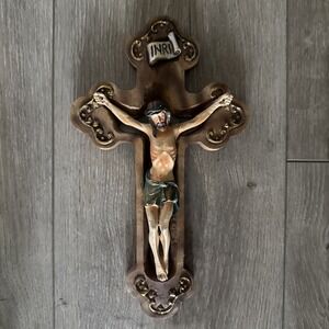 Roman Inc. Decorative Collectible Cross Indoor Decor Wall Hanging Jesus Crucifix